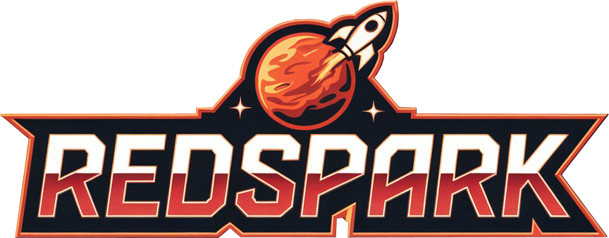 RedSpark Emblem - Rocket from Red Planet